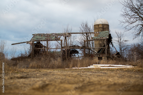 A Burnt Down Country Barn