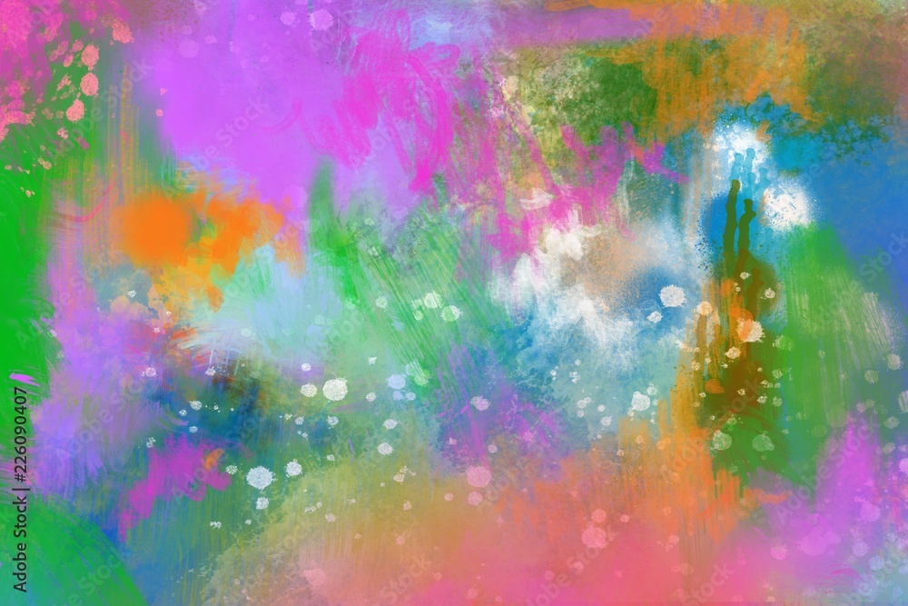 Abstract spring bold painted splash grundge background for spring summer and party backdrop or any art need
