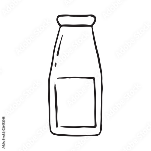 Handdrawn Doodle icon glass jar