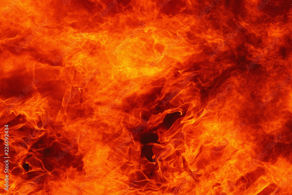 background of fire as a symbol of eternal torment