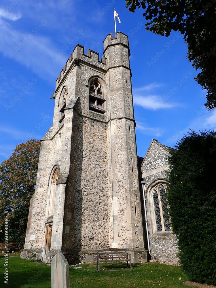 St Michael’s Parish Church, Chenies, Buckinghamshire, England, UK
