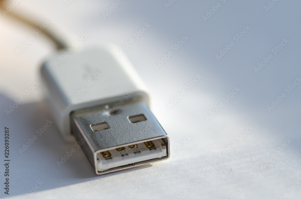 Detail of a usb cable