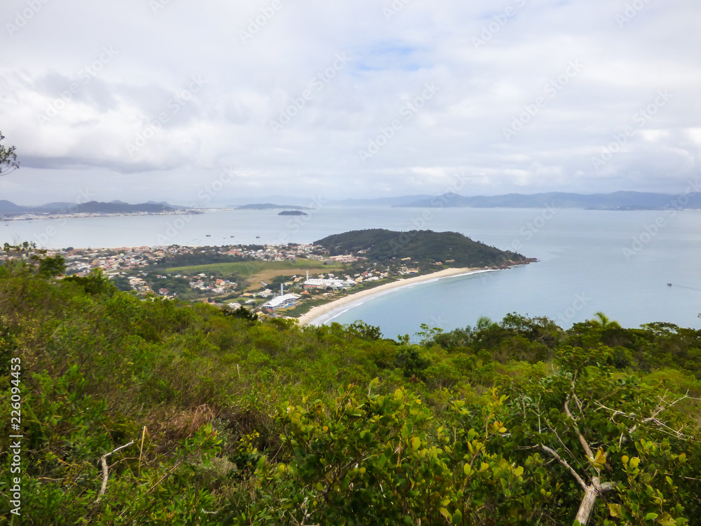 A view of Lagoinha do Norte beach from above - Florianopolis, Brazil A view of Lagoinha do Norte beach from above - Florianopolis, Brazil