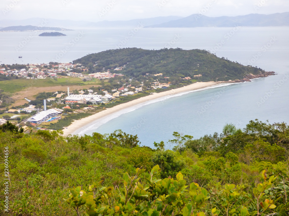 A view of Lagoinha do Norte beach from above - Florianopolis, Brazil