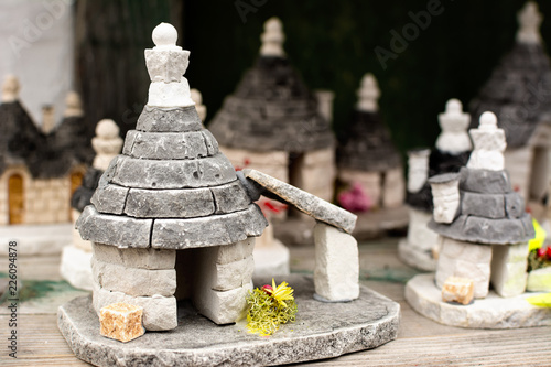 trulli of alberobello in miniature