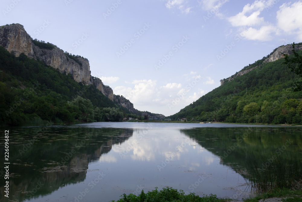 lake in the mountains