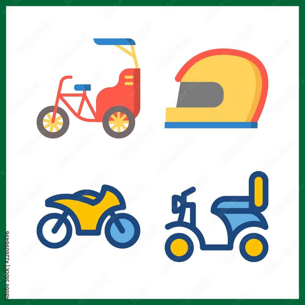 biker icon. helmet and motorbike vector icons in biker set. Use this illustration for biker works. biker icon. helmet and motorbike vector icons in biker set. Use this illustration for biker works.
