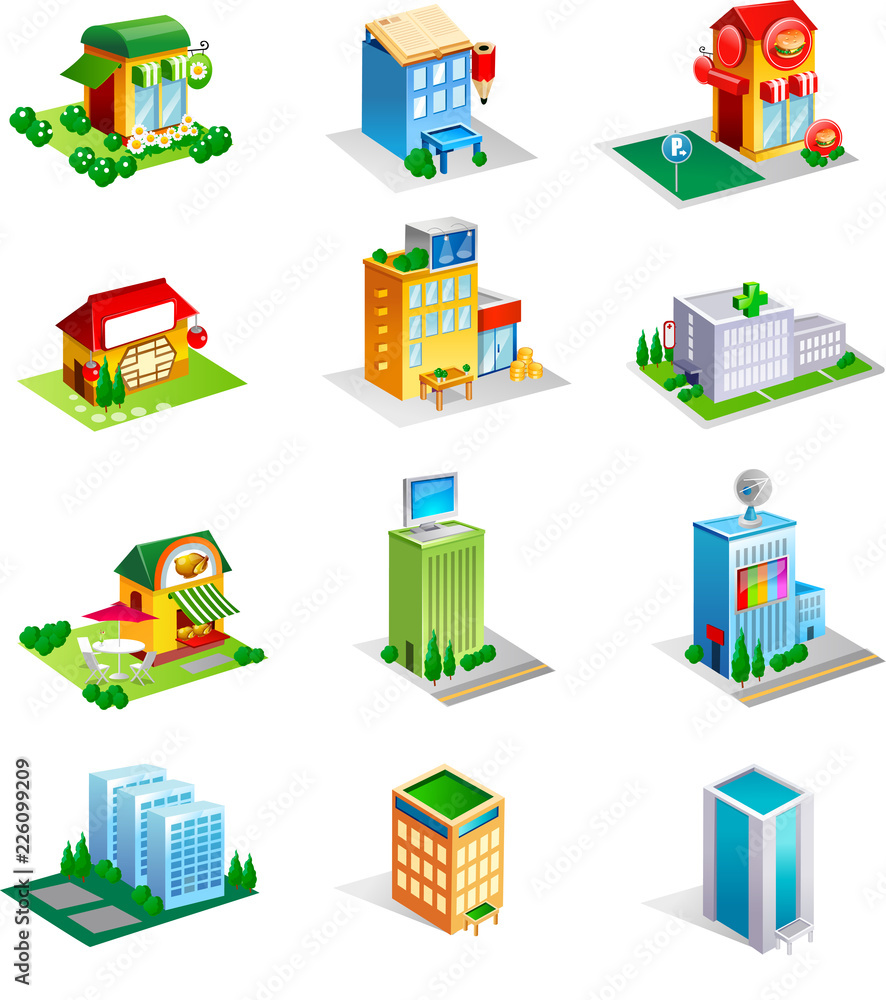 Different types of commercial buildings