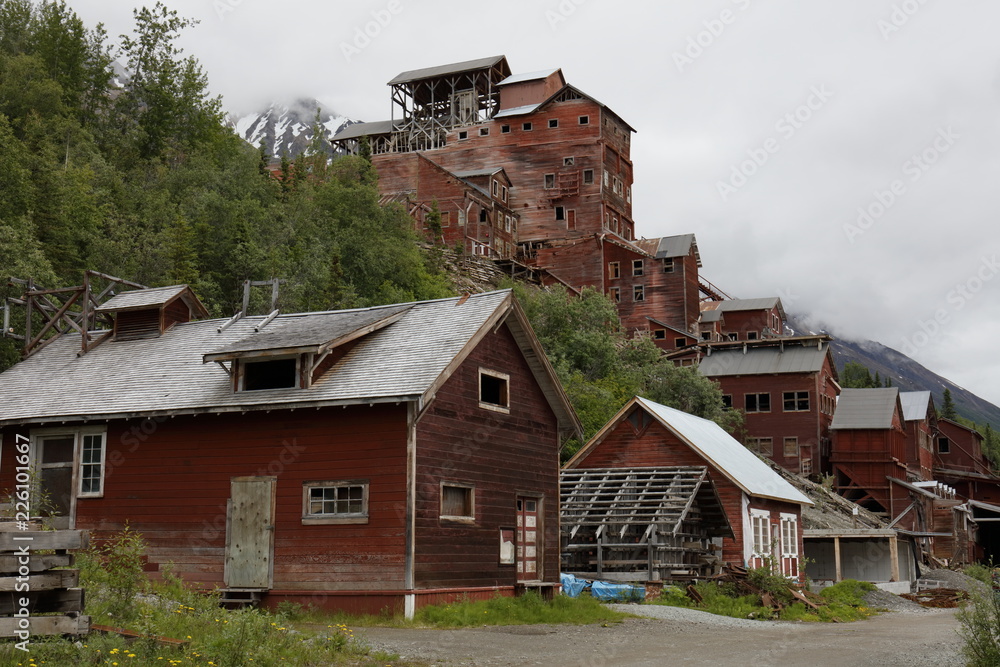 Kennecott copper mine outside of Mcarty in Alaska Kennecott copper mine outside of Mcarty in Alaska