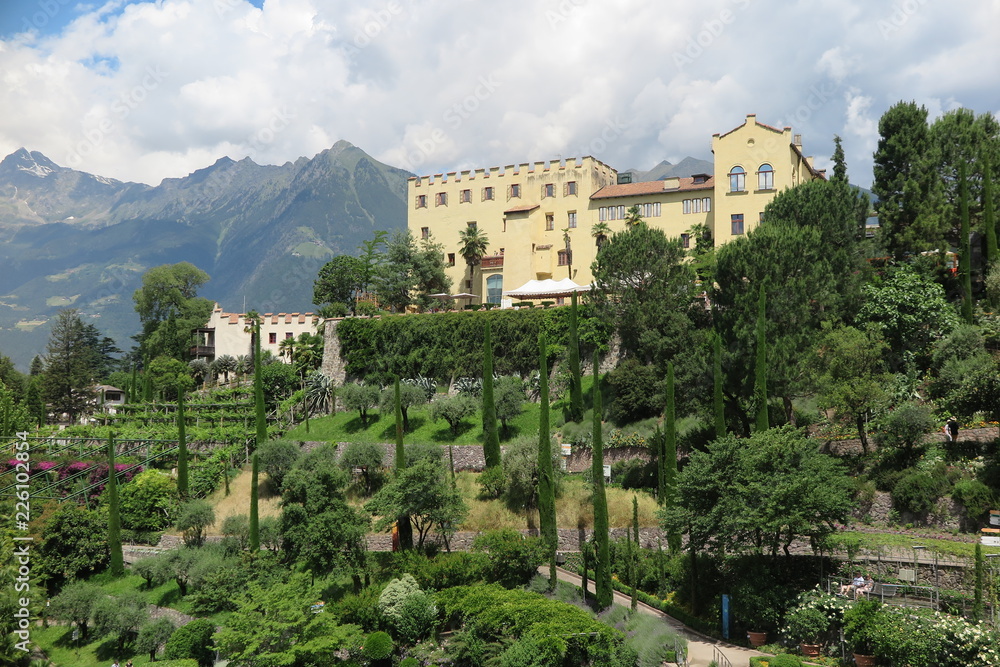 Die botanischen Gärten von Schloss Trautmannsdorf, Südtirol
