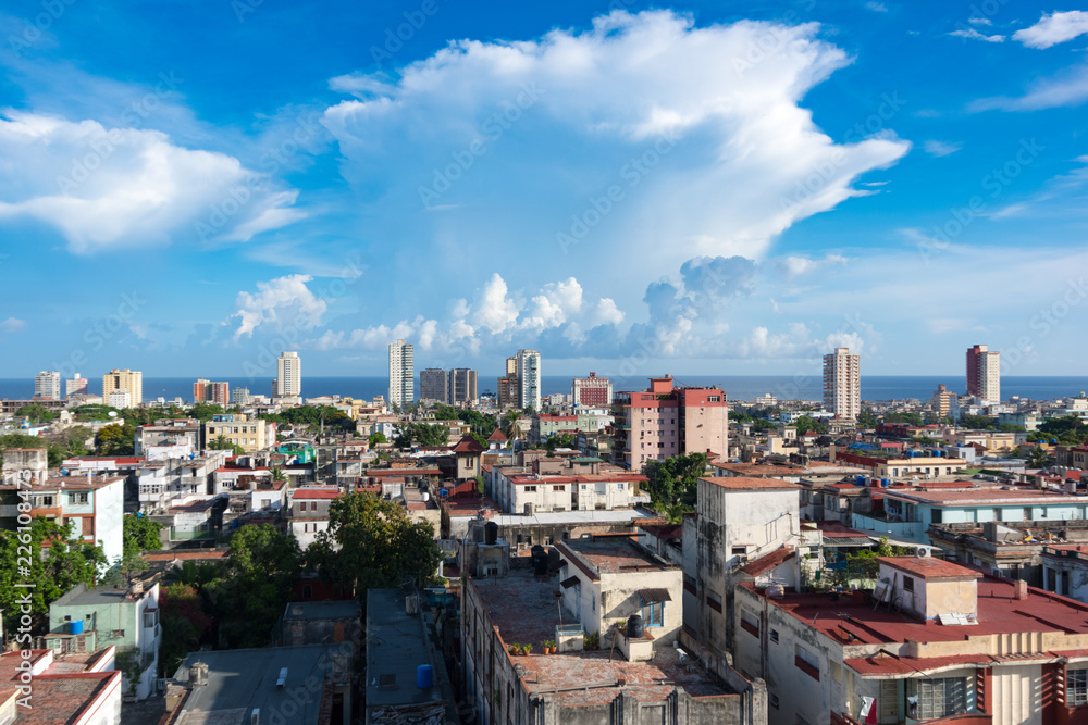 View of Havana from skyscraper, Havana, Cuba