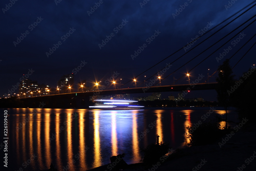 The evening bridge
