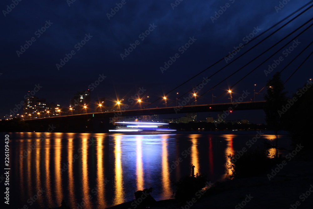 The evening bridge The evening bridge