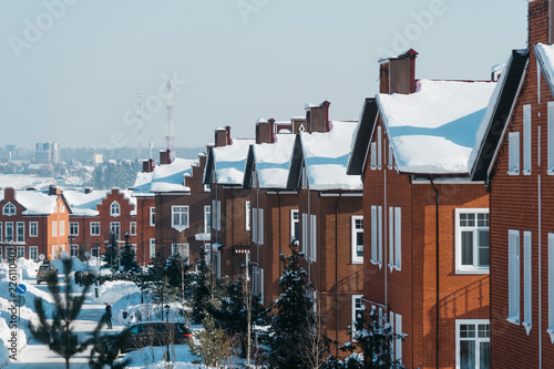 Foto houses in winter