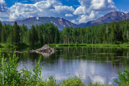 lake in the mountains