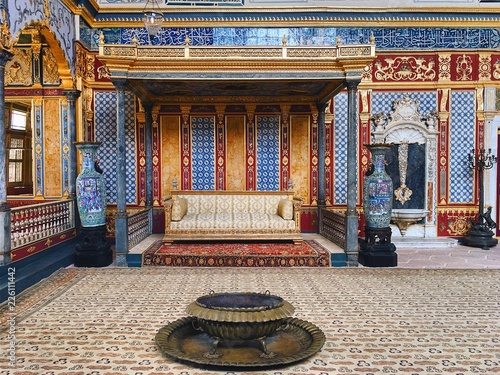 Tableau sur toile Istanbul rooms in the harem