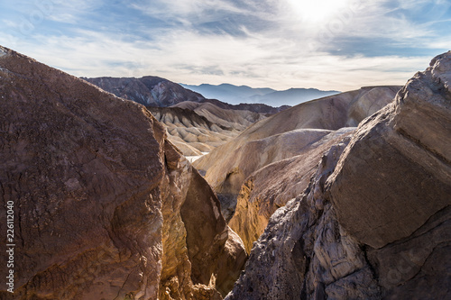 View from Zabriskie Point. Death Valley National Park. California. USA.