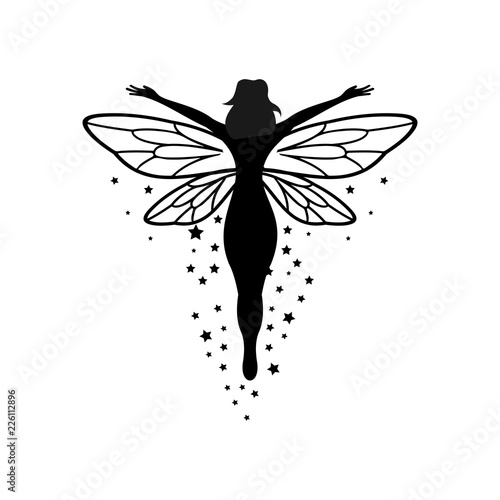 Beautiful Fairy Silhouette