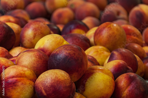 Peaches at Fruit shop