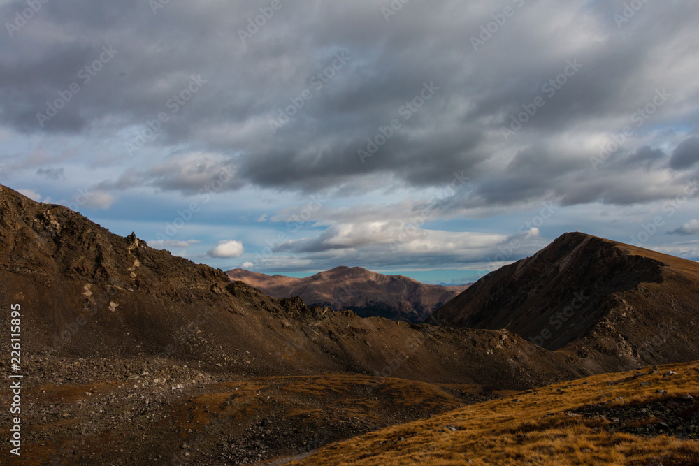 Dark Clouds on the Way to Gray's Peak Colorado