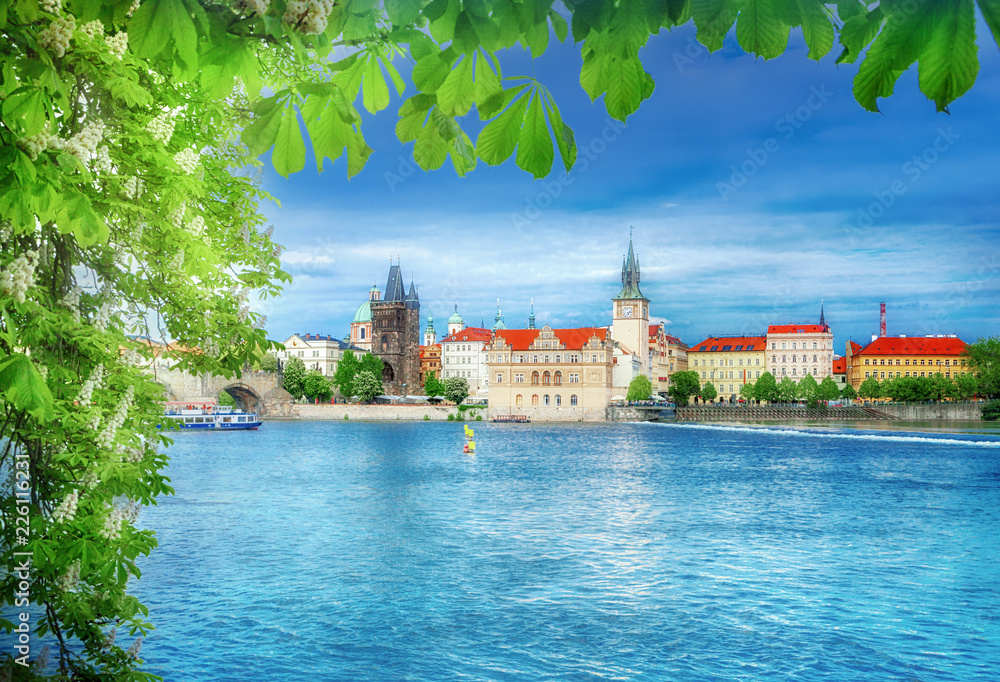 Fototapeta premium Prague in a summer day, Czech Republic