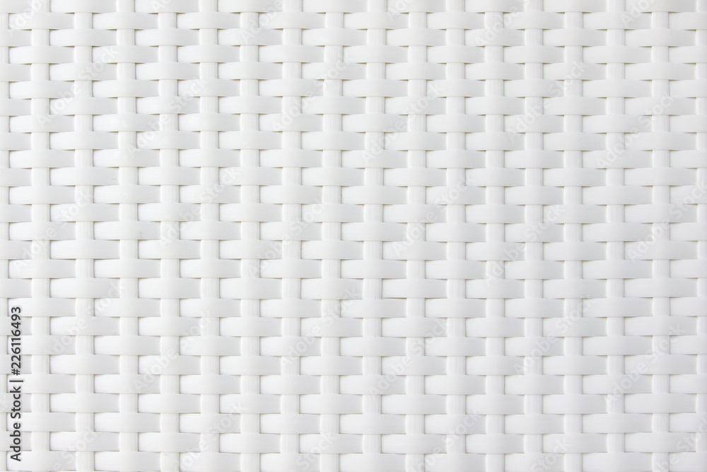 Fototapeta premium Białe tło plecione