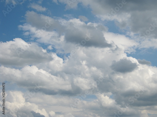 blue sky with clouds © Елена Белостоцкая