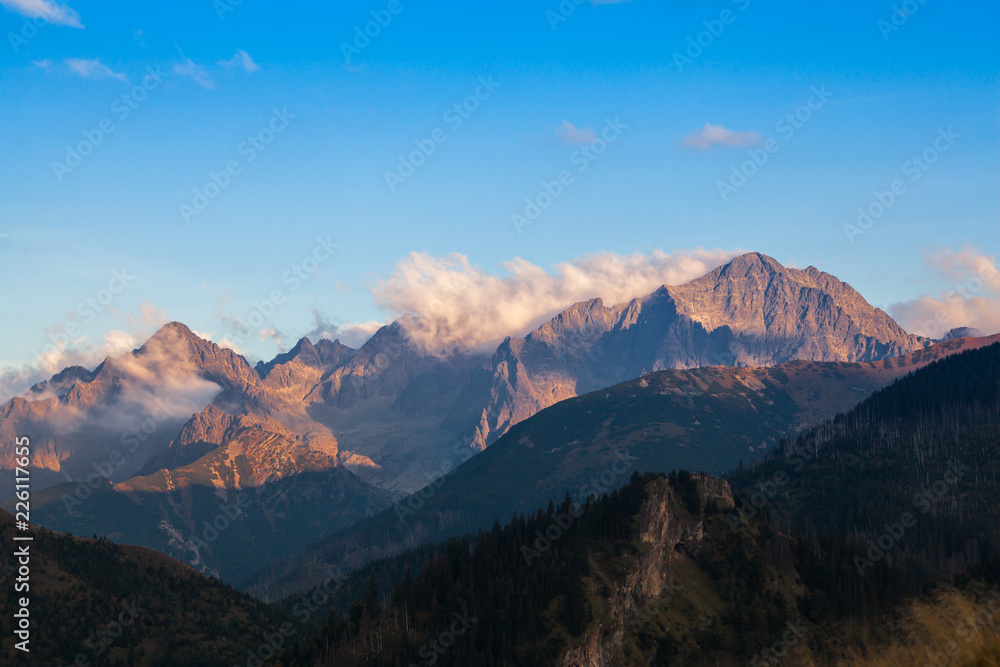 Fall in High Tatras at susnet