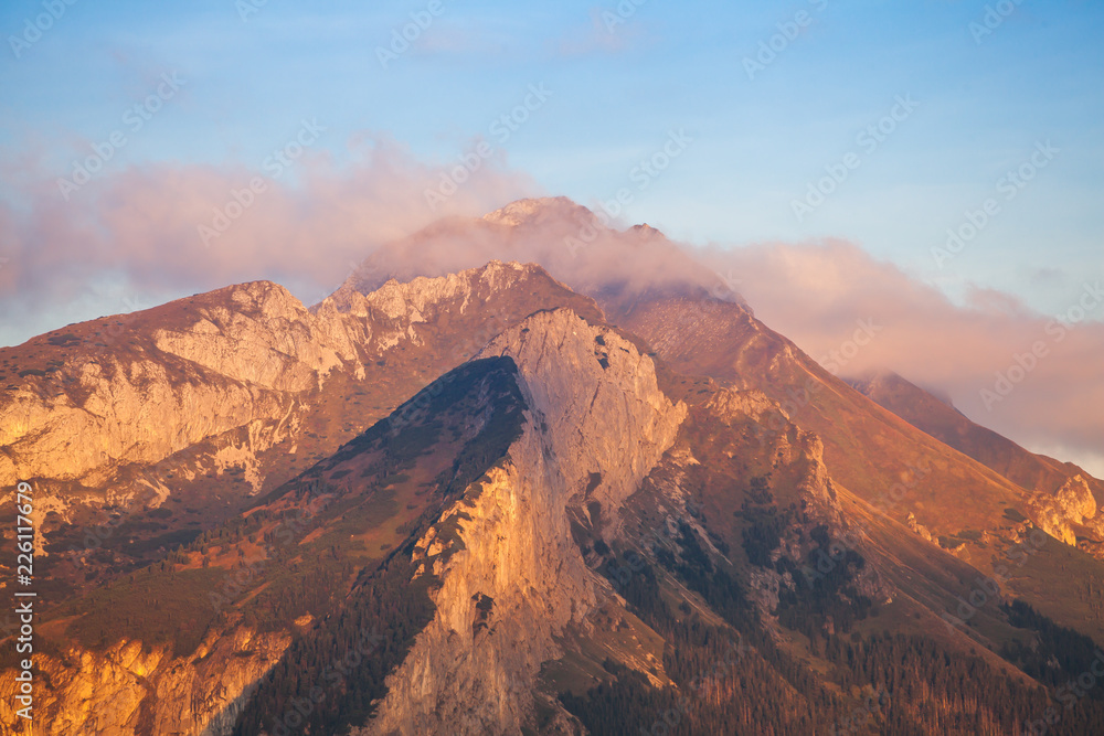 Fall in High Tatras at susnet