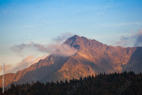 Fall in High Tatras at susnet