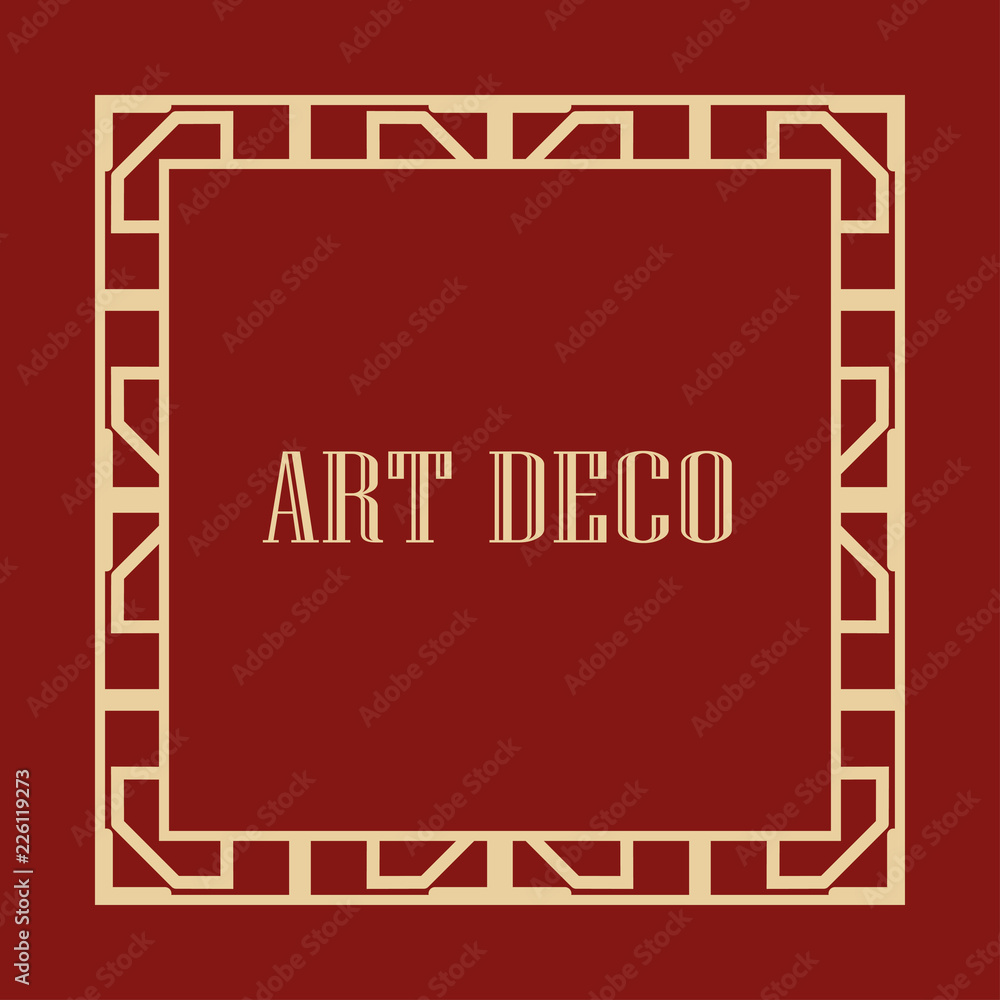 Art Deco frame Art Deco frame