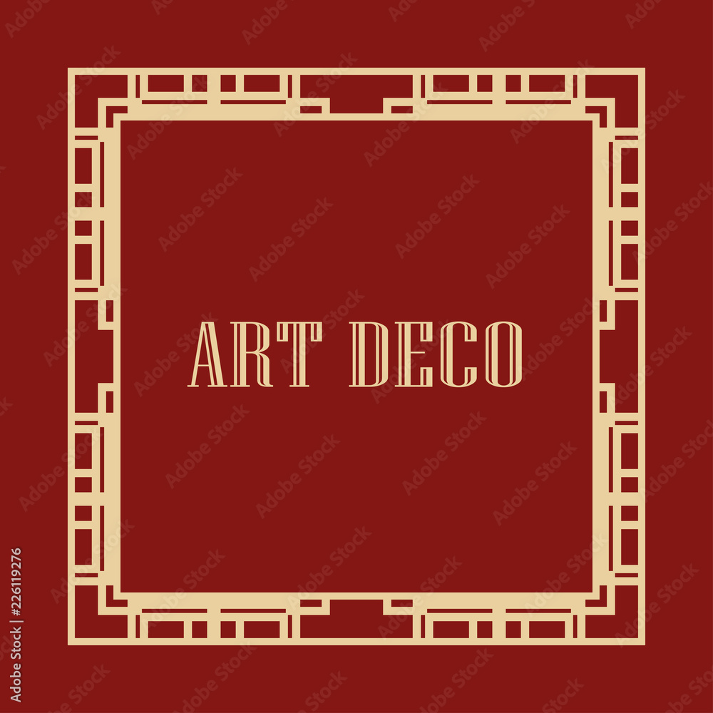 Art Deco frame Art Deco frame