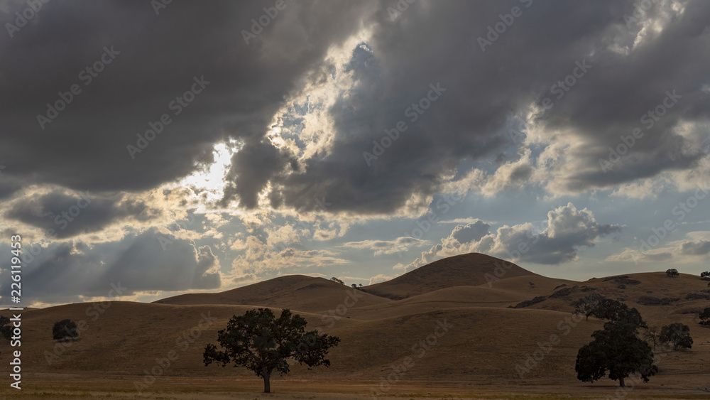 Fototapeta premium sunset in mountains
