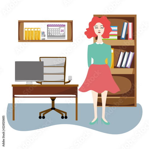 People at office