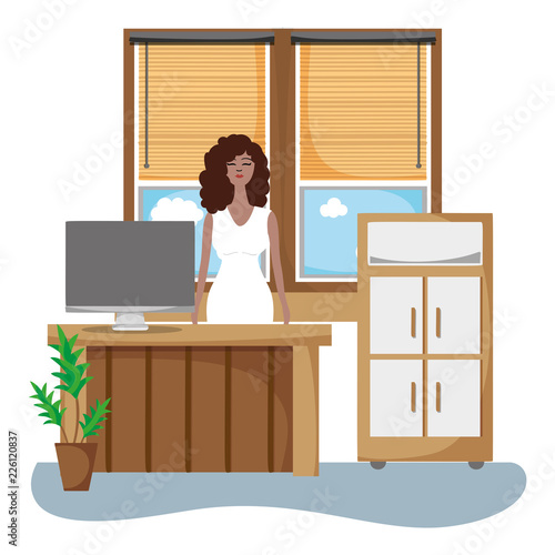 People at office
