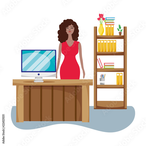 People at office