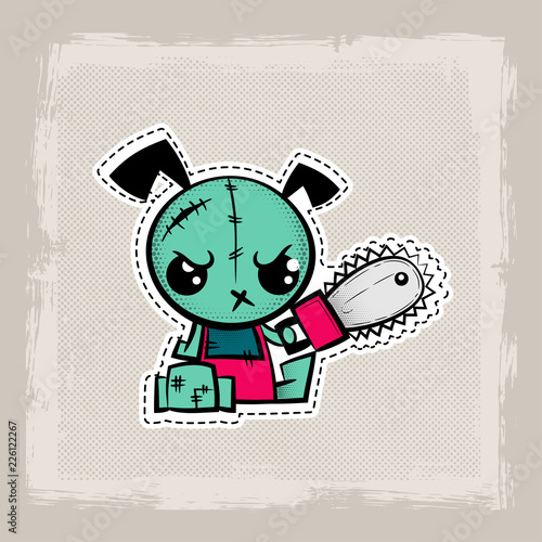 Halloween stitch dog zombie puppy voodoo doll