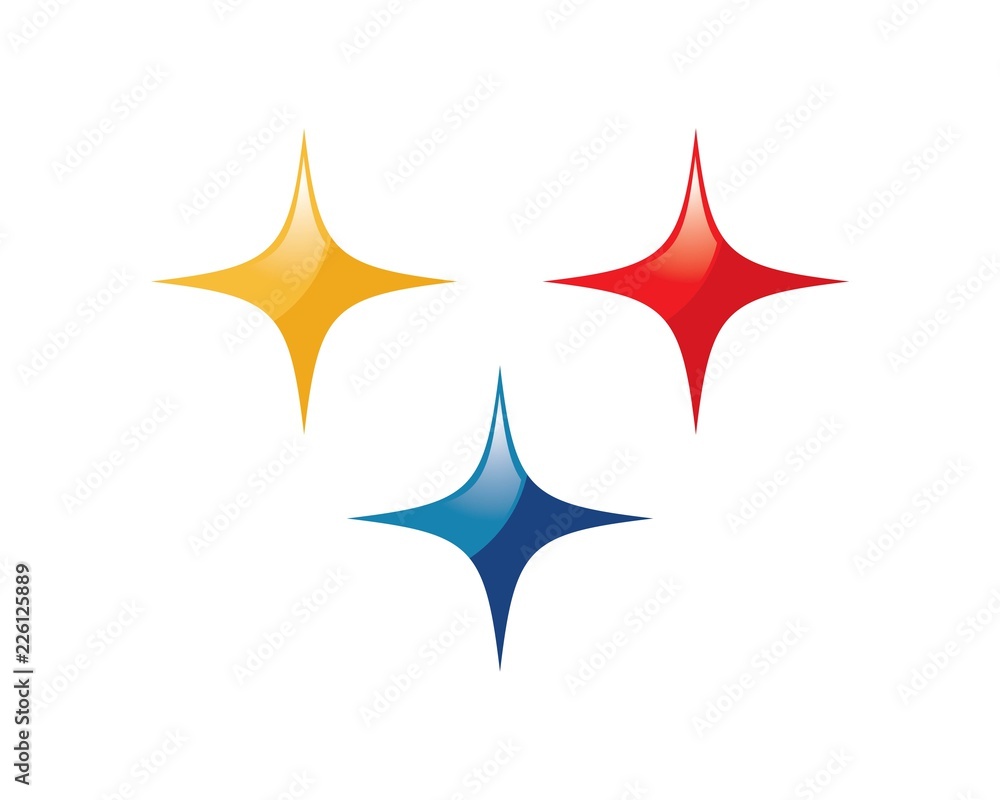 Obraz premium Star Logo Template