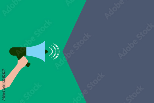 Flat design business vector illustration concept. Business ad for website and promotion banners. empty social media copy space text for your own texts Template art esp isolated promoting Service