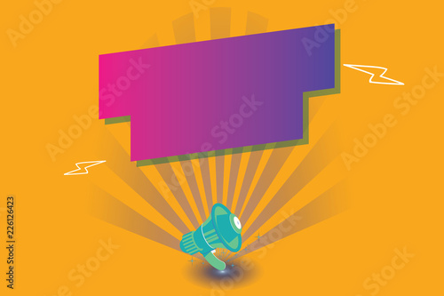 Flat design business vector illustration concept. Business ad for website and promotion banners empty social media copy space text for your own texts. Template art esp isolated.