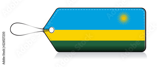 Flag of Rwanda, Rawandan flag label