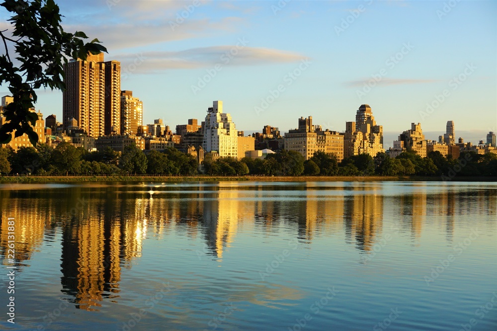 City Skyline Reflecting in the Water City Skyline Reflecting in the Water