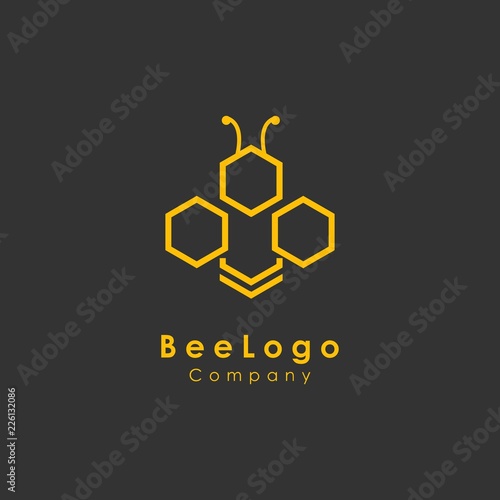 bee logo template