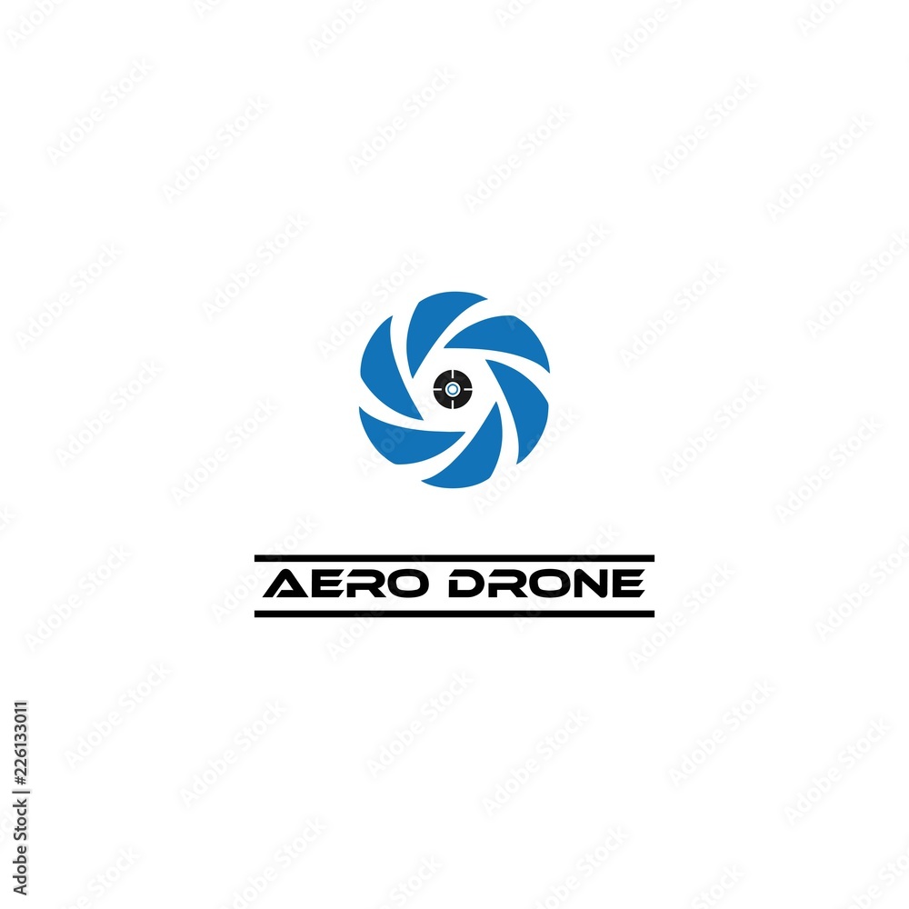 aero drone logo template aero drone logo template