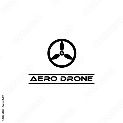 aero drone logo template