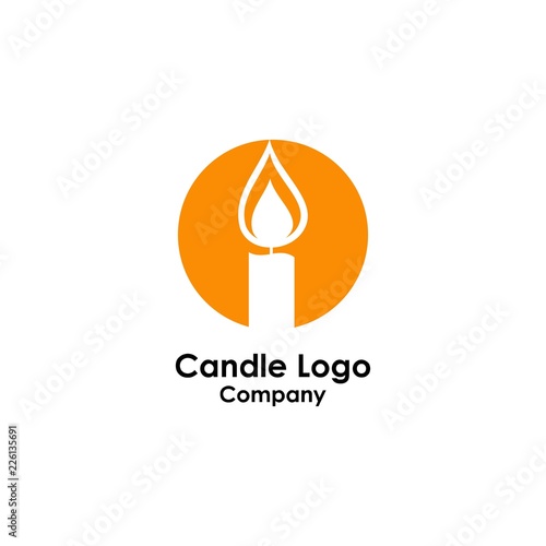 candle logo template