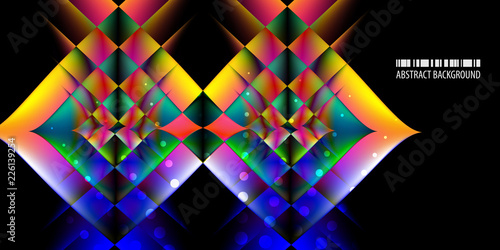 Geometric colorful abstract background