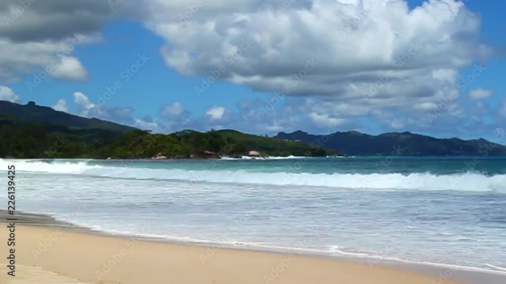 The Indian Ocean at the Seychelles Islands. The 115-island country, whose capital is Victoria, lies 1,500 kilometres east of mainland East Africa. The Indian Ocean at the Seychelles Islands. The 115-island country, whose capital is Victoria, lies 1,500 kilometres east of mainland East Africa.