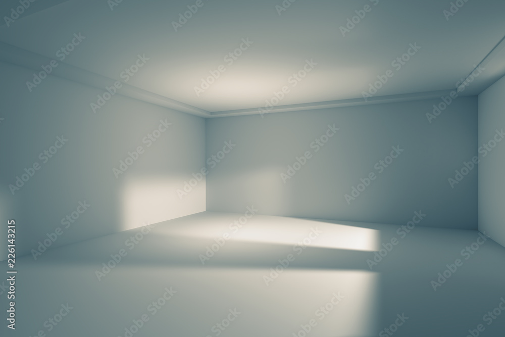 White 3d entry room architecture construction modern interior background. White 3d entry room architecture construction modern interior background.