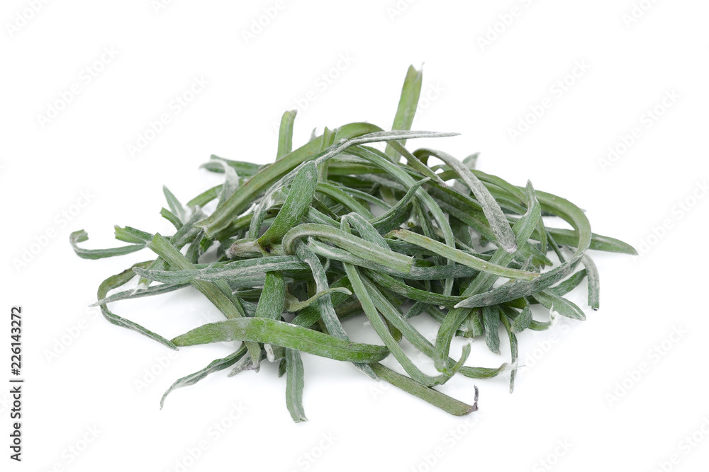 pile of curry plant leaf isolated on white background pile of curry plant leaf isolated on white background